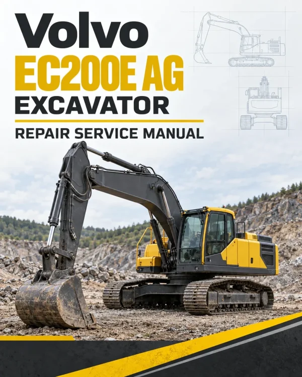 Volvo EC200E AG Excavator Repair Service Manual Volvo EC200E AG Excavator Repair Service Manual