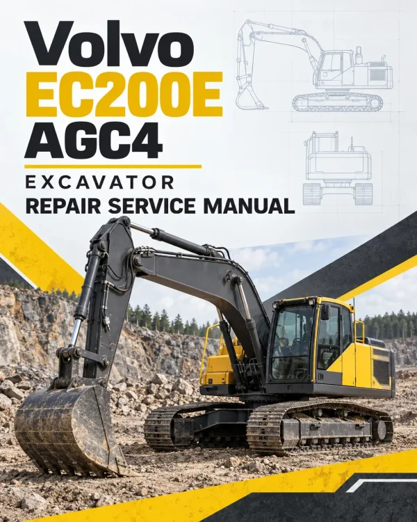 Volvo EC200E AGC4 Excavator Repair Service Manual Volvo EC200E AGC4 Excavator Repair Service Manual