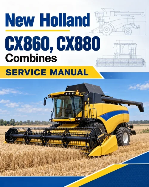 New Holland CX860, CX880 Combines Service Manual