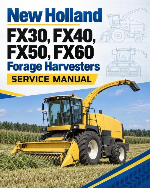 New Holland FX30, FX40, FX50, FX60 Forage Harvesters Service Manual New Holland FX30, FX40, FX50, FX60 Forage Harvesters Service Manual