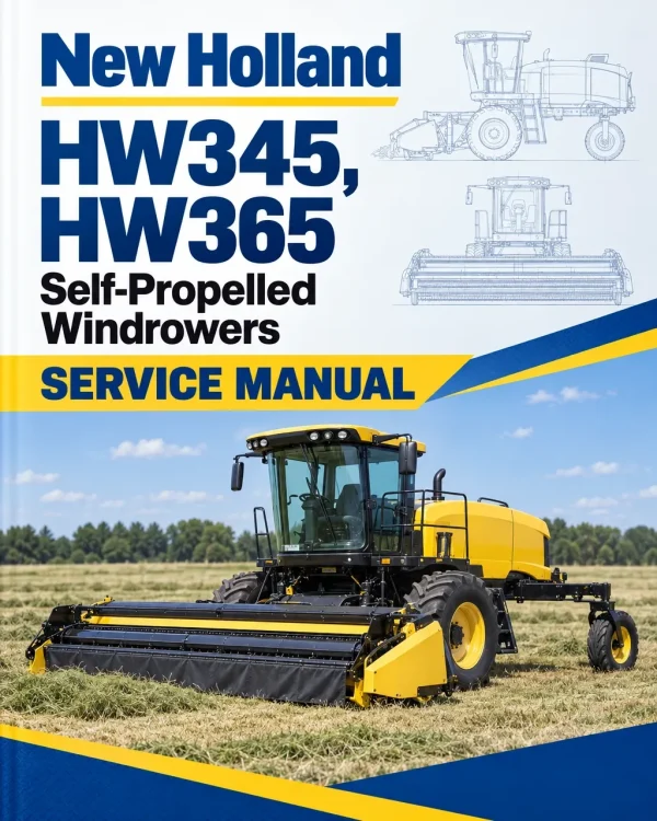 New Holland HW345, HW365 Self-Propelled Windrowers Service Manual New Holland HW345, HW365 Self-Propelled Windrowers Service Manual