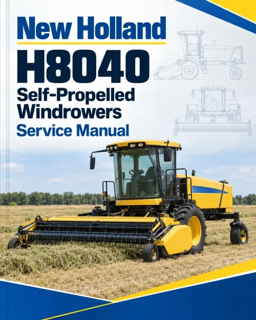 New Holland H8040 Self-Propelled Windrowers Service Manual New Holland H8040 Self-Propelled Windrowers Service Manual