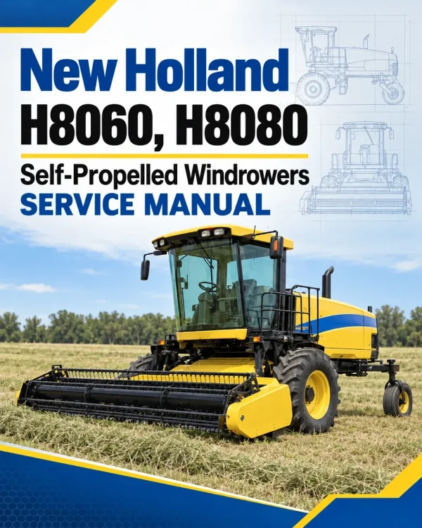 New Holland H8060, H8080 Self-Propelled Windrowers Service Manual New Holland H8060, H8080 Self-Propelled Windrowers Service Manual