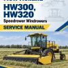 New Holland HW300, HW320 Speedrower Windrowers Service Manual