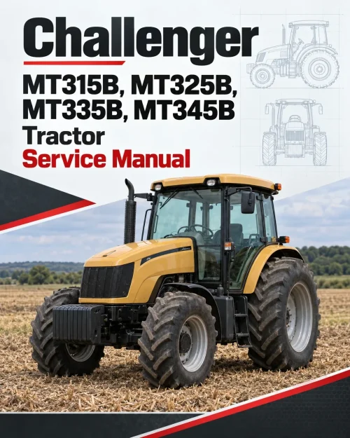 Challenger MT315B, MT325B, MT335B, MT345B Tractor Service Manual