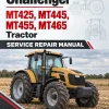 Challenger MT425, MT445, MT455, MT465 Tractor Service Manual Challenger MT425, MT445, MT455, MT465 Tractor Service Manual