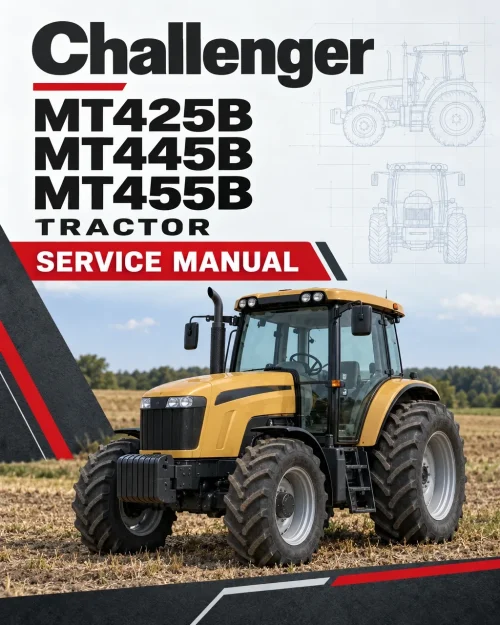 Challenger MT425B, MT445B, MT455B Tractor Service Manual Challenger MT425B, MT445B, MT455B Tractor Service Manual