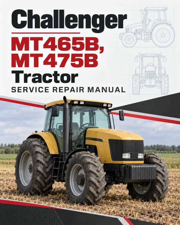Challenger MT465B, MT475B Tractor Service Manual Challenger MT465B, MT475B Tractor Service Manual