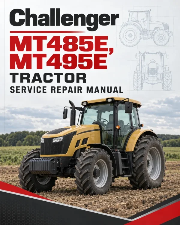 Challenger MT485E, MT495E Tractor Service Manual Challenger MT485E, MT495E Tractor Service Manual