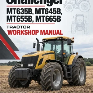 Challenger MT635B, MT645B, MT655B, MT665B Tractor Workshop Manual Challenger MT635B, MT645B, MT655B, MT665B Tractor Workshop Manual