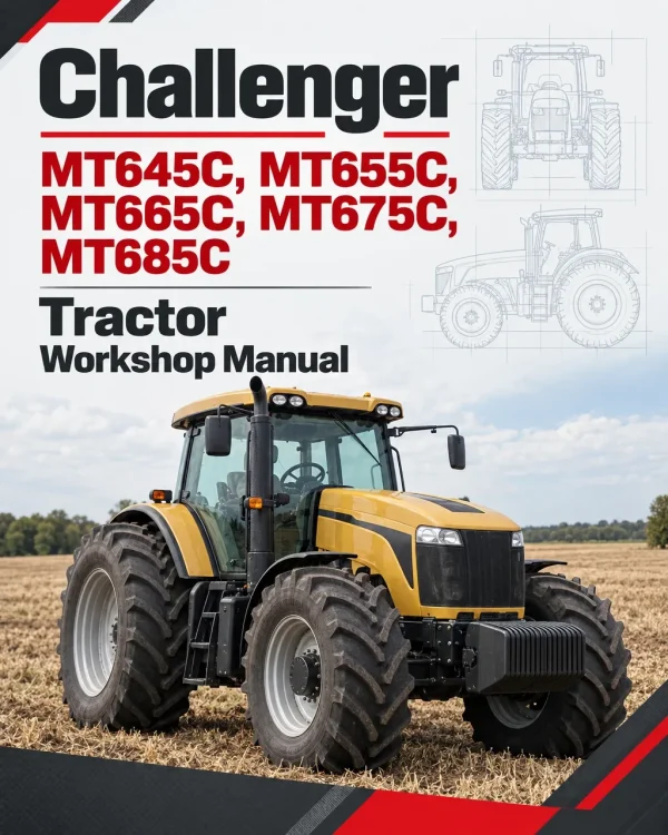 Challenger MT645C, MT655C, MT665C, MT675C, MT685C Tractor Workshop Manual Challenger MT645C, MT655C, MT665C, MT675C, MT685C Tractor Workshop Manual