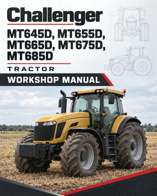 Challenger MT645D, MT655D, MT665D, MT675D, MT685D Tractor Workshop Manual