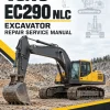 Volvo EC290 NLC Excavator Repair Service Manual