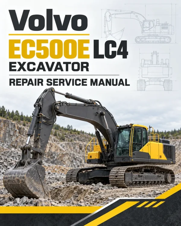 Volvo EC500E LC4 Excavator Repair Service Manual