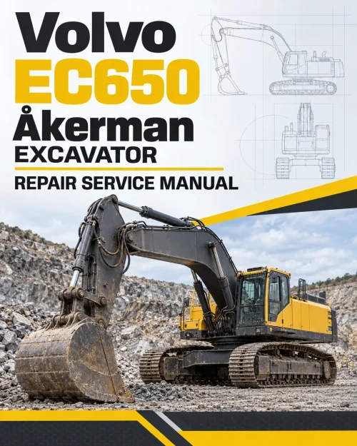 Volvo EC650 Åkerman Excavator Repair Service Manual Volvo EC650 Åkerman Excavator Repair Service Manual