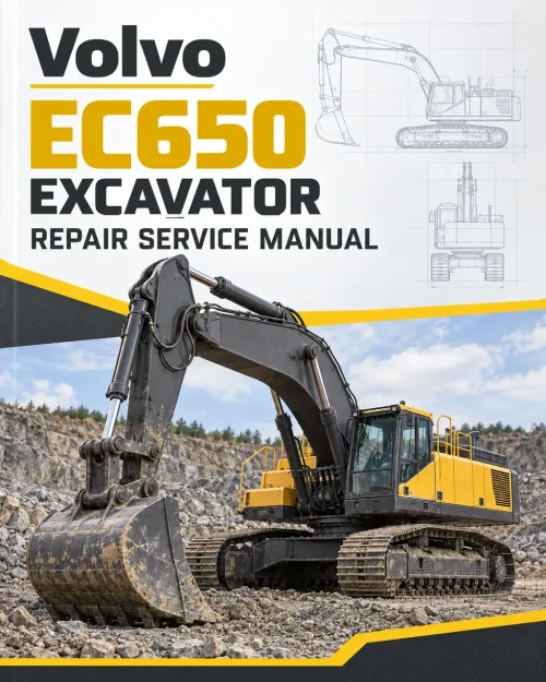 Volvo EC650 Excavator Repair Service Manual