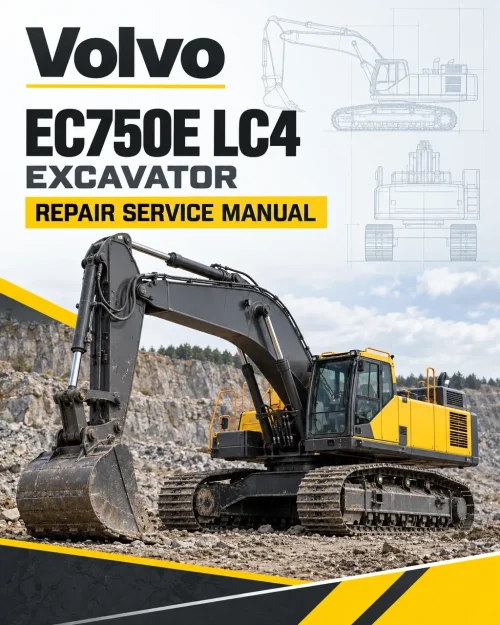 Volvo EC750E LC4 Excavator Repair Service Manual