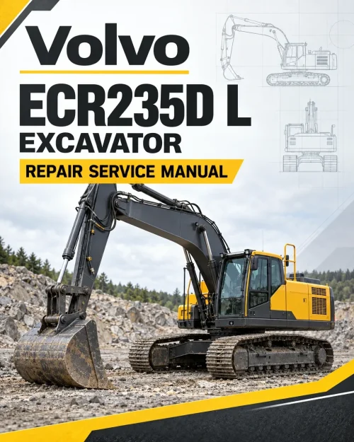Volvo ECR235D L Excavator Repair Service Manual Volvo ECR235D L Excavator Repair Service Manual