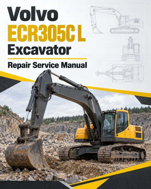 Volvo ECR305C L Excavator Repair Service Manual Volvo ECR305C L Excavator Repair Service Manual
