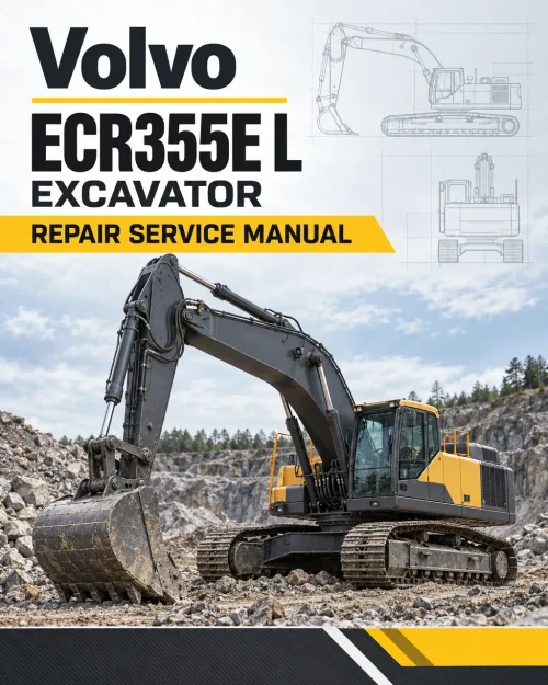 Volvo ECR355E L Excavator Repair Service Manual Volvo ECR355E L Excavator Repair Service Manual