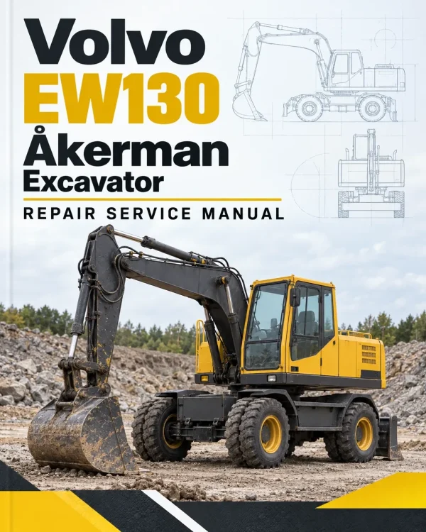 Volvo EW130 Åkerman Excavator Repair Service Manual Volvo EW130 Åkerman Excavator Repair Service Manual