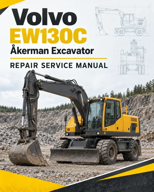 Volvo EW130C Åkerman Excavator Repair Service Manual