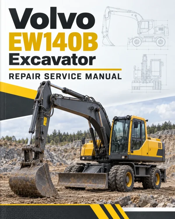 Volvo EW140B Excavator Repair Service Manual Volvo EW140B Excavator Repair Service Manual