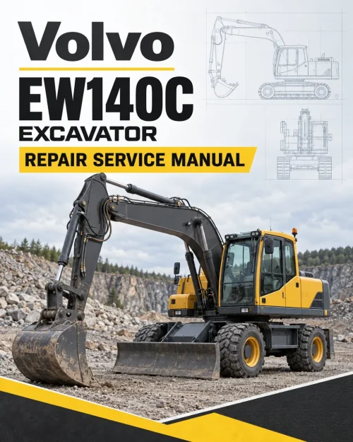 Volvo EW140C Excavator Repair Service Manual