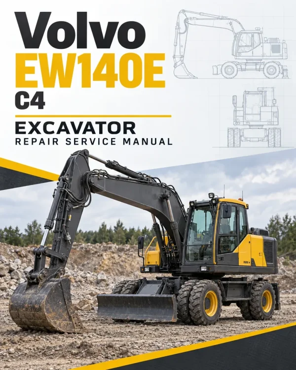 Volvo EW140E C4 Excavator Repair Service Manual Volvo EW140E C4 Excavator Repair Service Manual