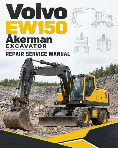 Volvo EW150 Åkerman Excavator Repair Service Manual Volvo EW150 Åkerman Excavator Repair Service Manual
