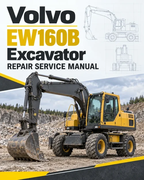 Volvo EW160B Excavator Repair Service Manual
