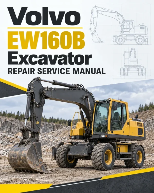 Volvo EW160B Excavator Repair Service Manual Volvo EW160B Excavator Repair Service Manual