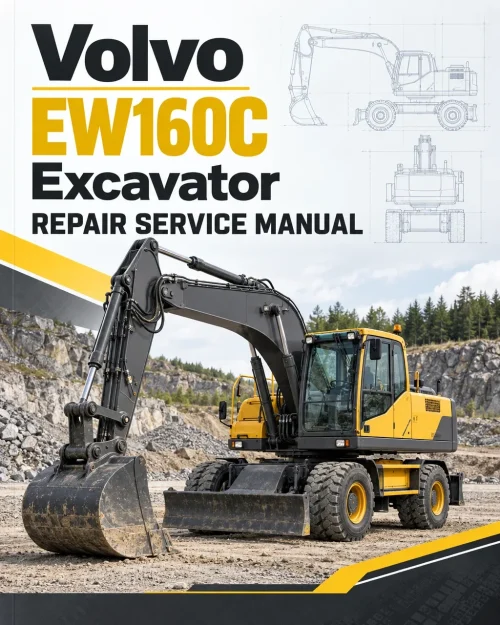 Volvo EW160C Excavator Repair Service Manual