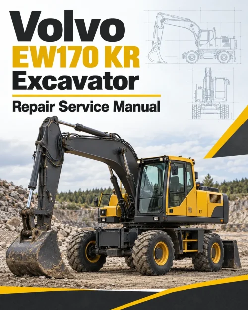 Volvo EW170 KR Excavator Repair Service Manual