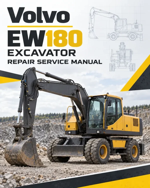 Volvo EW180 Excavator Repair Service Manual Volvo EW180 Excavator Repair Service Manual