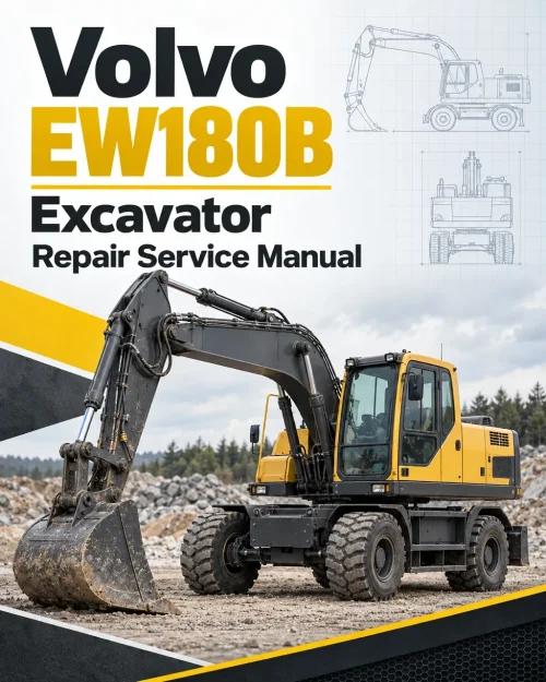 Volvo EW180B Excavator Repair Service Manual Volvo EW180B Excavator Repair Service Manual