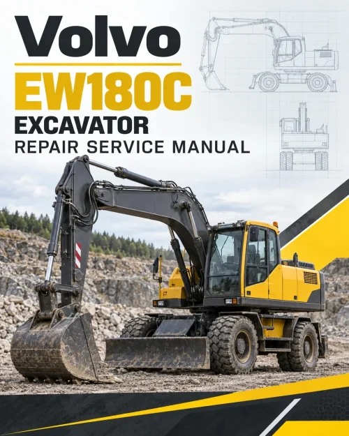 Volvo EW180C Excavator Repair Service Manual