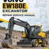 Volvo EW180E Excavator Repair Service Manual