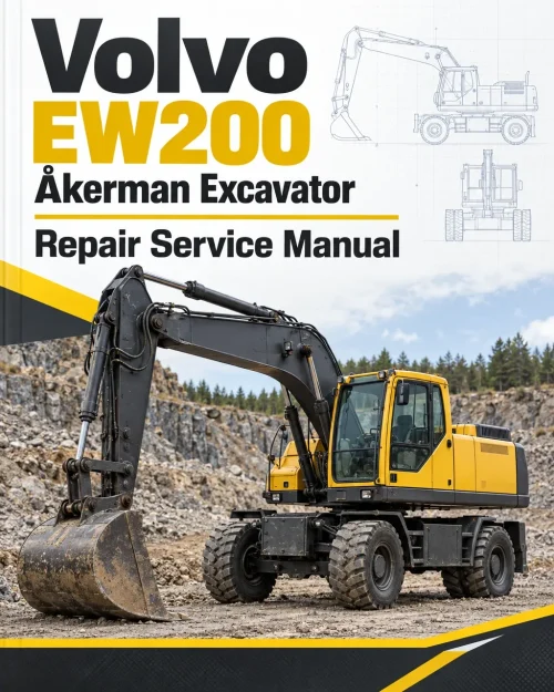 Volvo EW200 Åkerman Excavator Repair Service Manual Volvo EW200 Åkerman Excavator Repair Service Manual