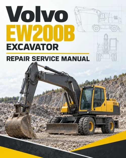 Volvo EW200B Excavator Repair Service Manual Volvo EW200B Excavator Repair Service Manual