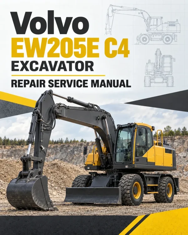 Volvo EW205E C4 Excavator Repair Service Manual Volvo EW205E C4 Excavator Repair Service Manual