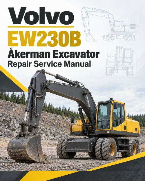 Volvo EW230B Åkerman Excavator Repair Service Manual Volvo EW230B Åkerman Excavator Repair Service Manual