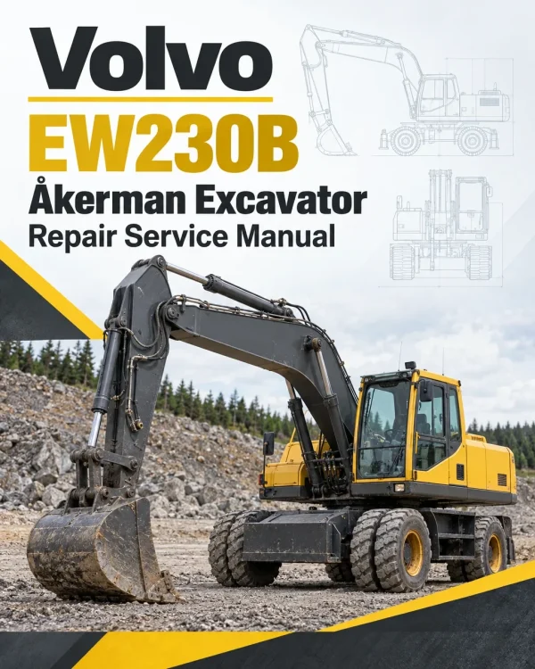 Volvo EW230B Åkerman Excavator Repair Service Manual Volvo EW230B Åkerman Excavator Repair Service Manual