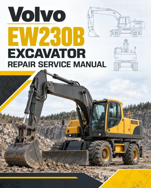 Volvo EW230B Excavator Repair Service Manual Volvo EW230B Excavator Repair Service Manual