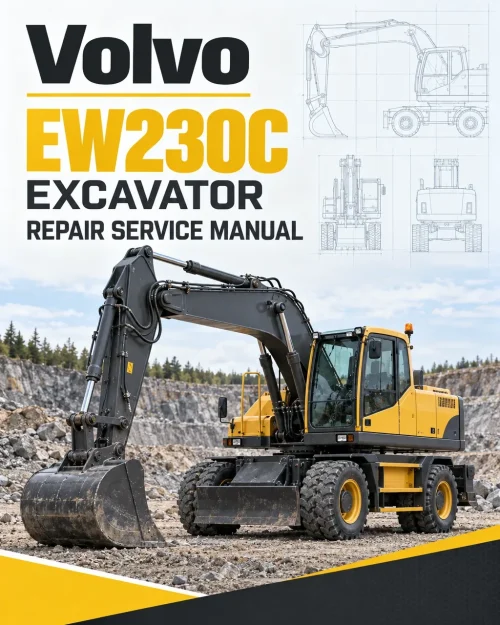 Volvo EW230C Excavator Repair Service Manual Volvo EW230C Excavator Repair Service Manual