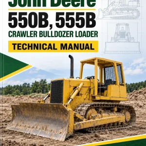 John Deere 550B, 555B Crawler Bulldozer Loader Technical Manual