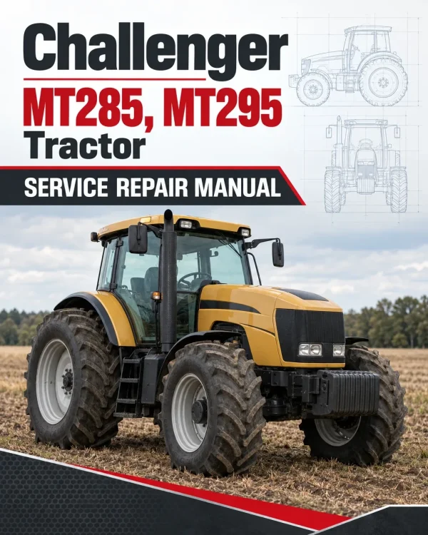 Challenger MT285, MT295 Tractor Service Manual Challenger MT285, MT295 Tractor Service Manual
