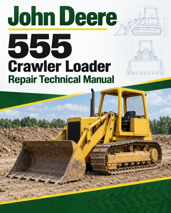 John Deere 555 Crawler Loader Repair Technical Manual (TM1111) John Deere 555 Crawler Loader Repair Technical Manual (TM1111)