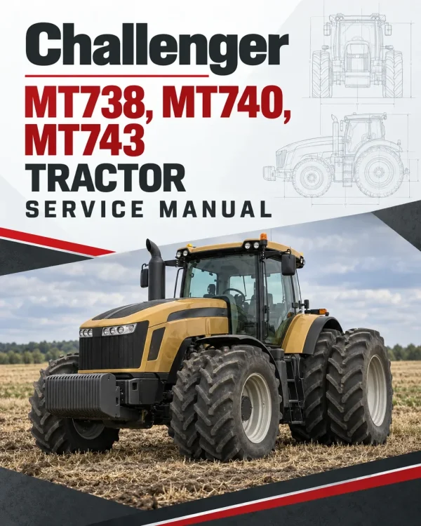 Challenger MT738, MT740, MT743 Tractor Service Manual