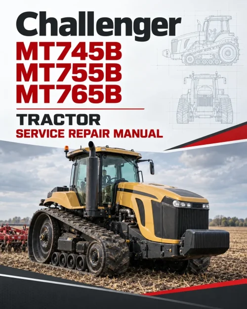 Challenger MT745B, MT755B, MT765B Tractor Service Manual Challenger MT745B, MT755B, MT765B Tractor Service Manual